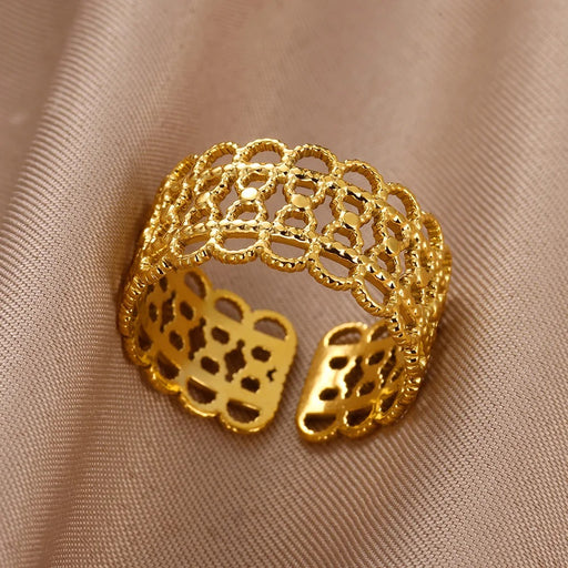 hollow flower ring - MRSLM
