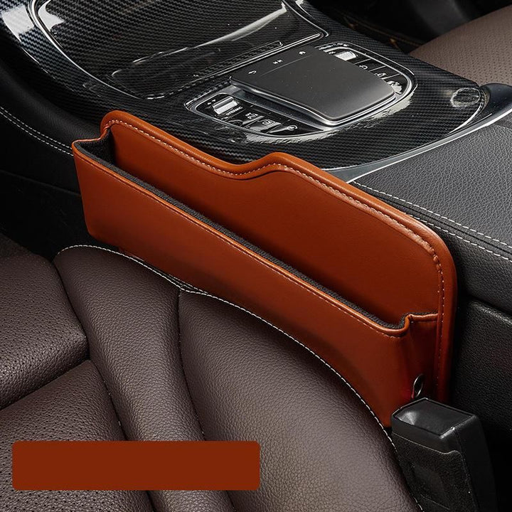 Luxury PU Leather Car Seat Gap Organizer - Model B2418