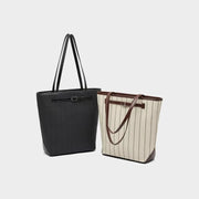 genuine leather bucket shoulder bag, view 8 - MRSLM