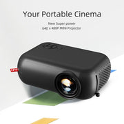 compact 3d led mini projector, view 7 - MRSLM