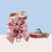 cute pet harness with bowknot, view 8 - MRSLM