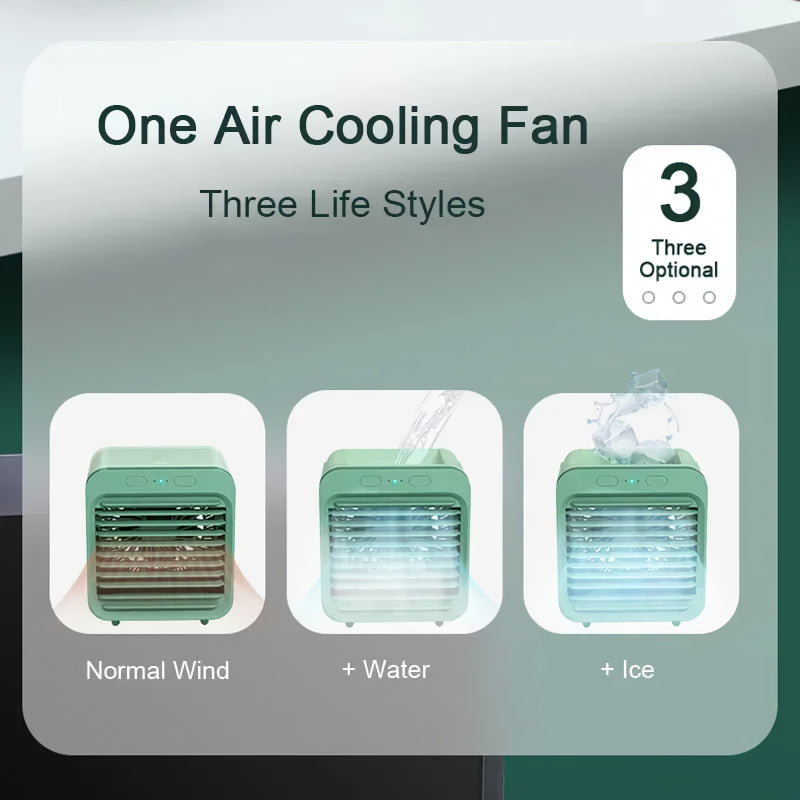 portable mini air cooler desktop fan, view 6 - MRSLM