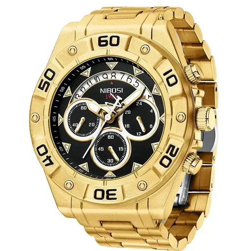 gold quartz sport watch - MRSLM