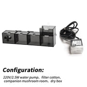 waterfall fish tank filter box, view 7 - MRSLM