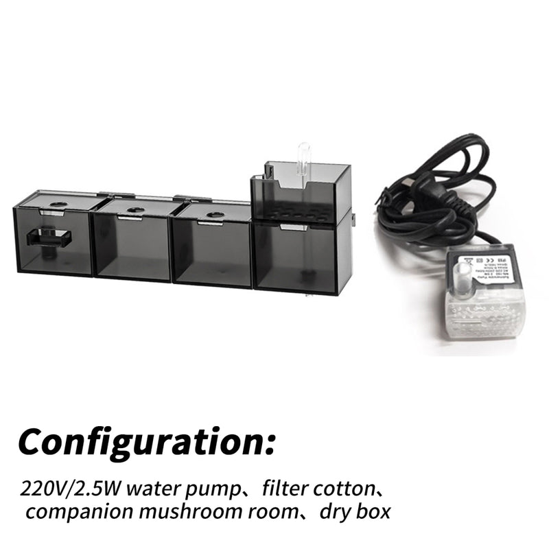 waterfall fish tank filter box, view 7 - MRSLM