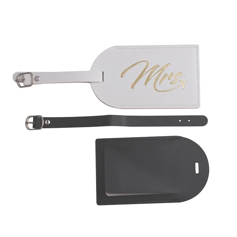 mr and mrs couples luggage tags, view 5 - MRSLM