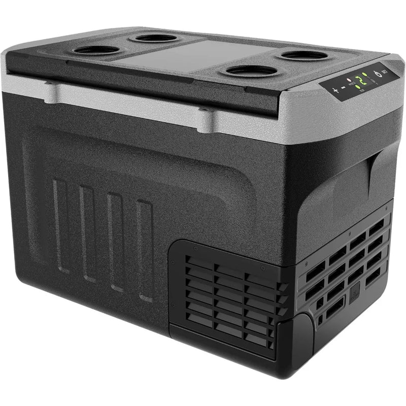 Refrigerador portátil elétrico para carro, 12V, 32QT (30L), com compressor.
