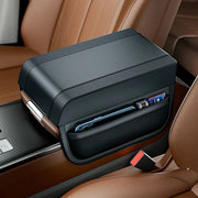 universal black car armrest pad cover, view 6 - MRSLM