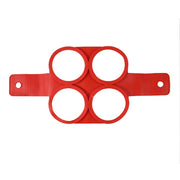 red silicone pancake and egg mold ring, view 4 - MRSLM