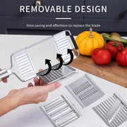 4-in-1 manual vegetable slicer and grater, view 3 - MRSLM