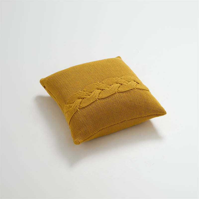nordic twist knitted pillow case, view 12 - MRSLM