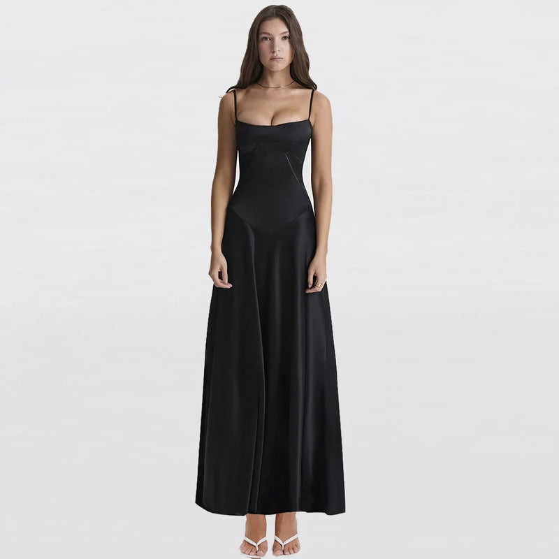 lace-up formal dress - MRSLM