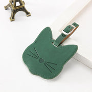 cartoon cat luggage tag, view 2 - MRSLM