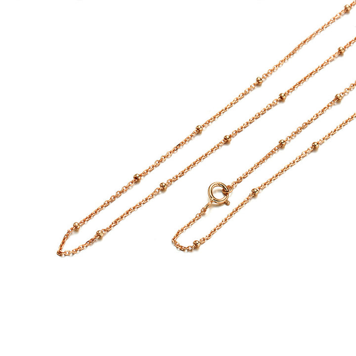 Necklace Accessories Silver Cross Car Flower Bare Chain