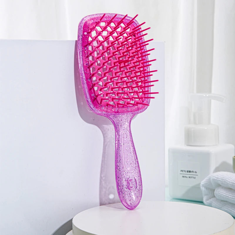 detangling hair brush, view 3 - MRSLM
