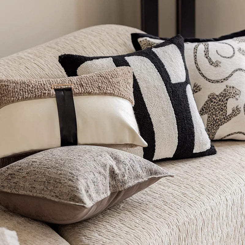 jacquard embroidered decorative pillow covers, view 6 - MRSLM