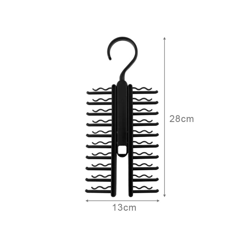 rotatable tie and belt hanger, view 7 - MRSLM