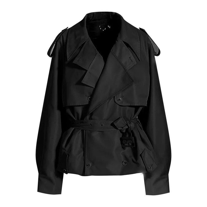 Damen-Baumwoll-Trenchcoat