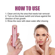 Portable electric hair remover for women, view 10 - MRSLM