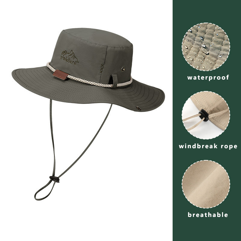men's waterproof bucket hat, view 4 - MRSLM