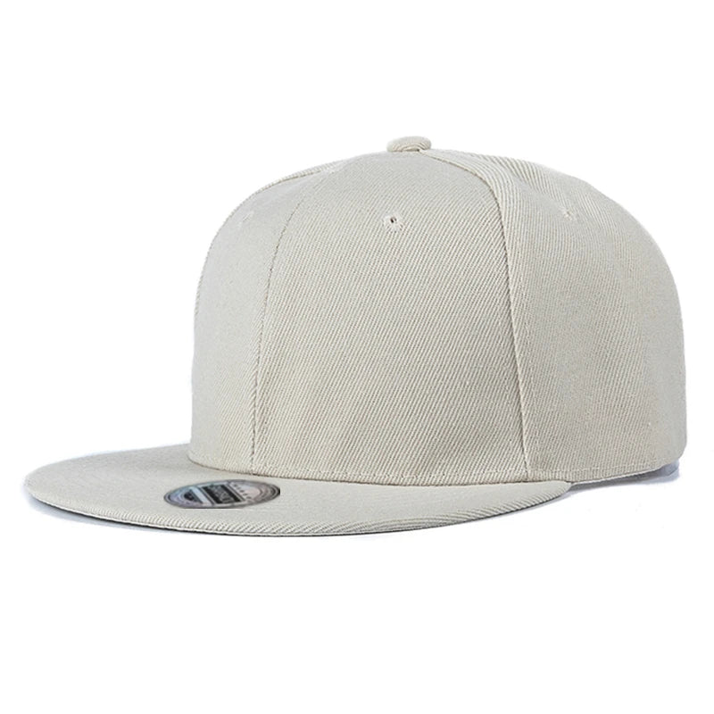 flat brim snapback baseball cap, view 2 - MRSLM