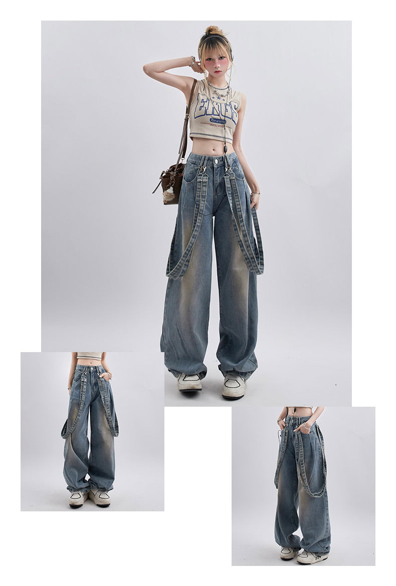 retro ribbon distressed jeans, view 9 - MRSLM