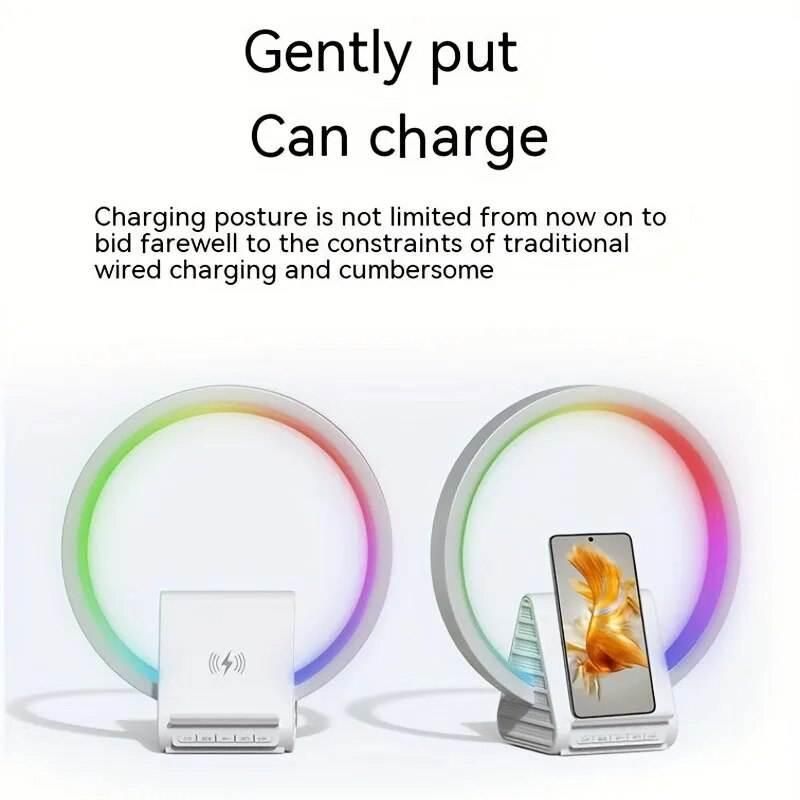15-Watt-Bluetooth-Lautsprecher mit Dazzle Color-Technologie und kabelloser Ladefunktion