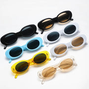 small oval retro sunglasses, view 11 - MRSLM