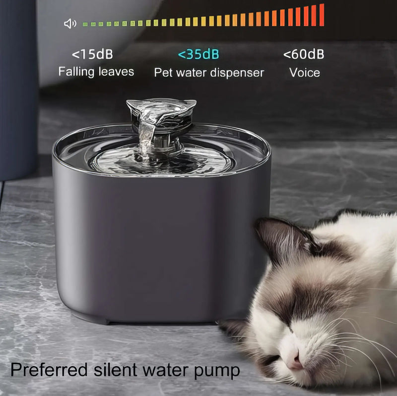 Automatic pet water fountain 2.2L, view 4 - MRSLM