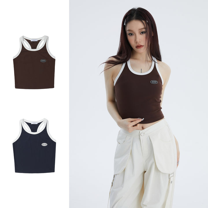 Summer Women's Niche Cropped Street Vest T-shirt