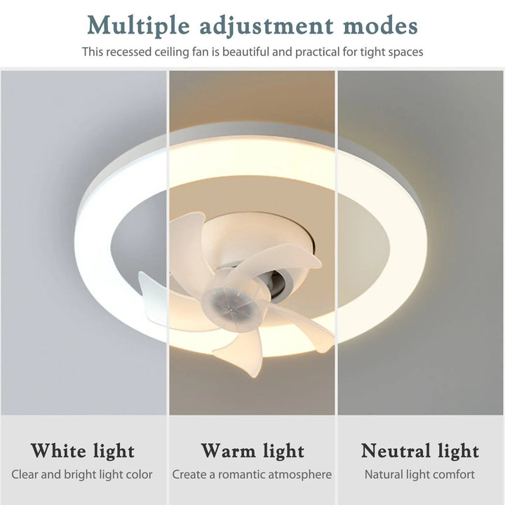 Elegant LED Ceiling Fan Light