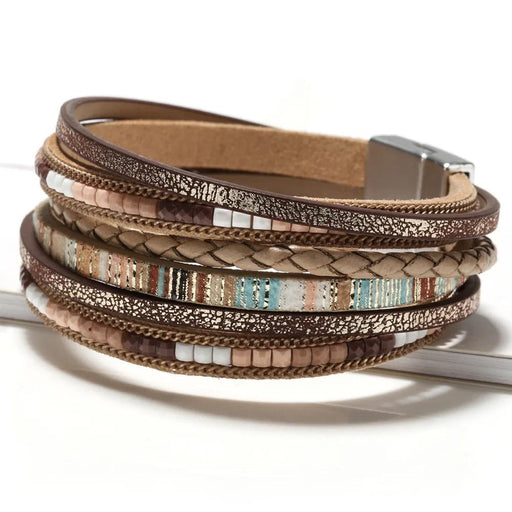 handwoven bohemian bracelet - MRSLM