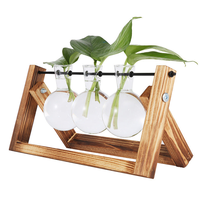 hydroponic glass vase, view 2 - MRSLM