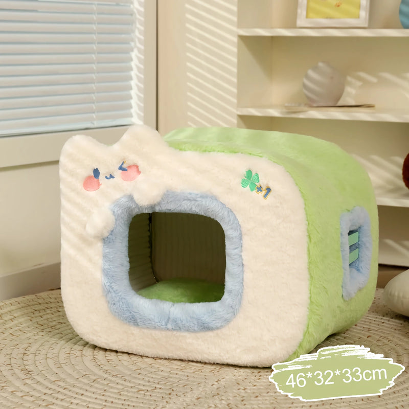 cozy winter pet house, view 5 - MRSLM