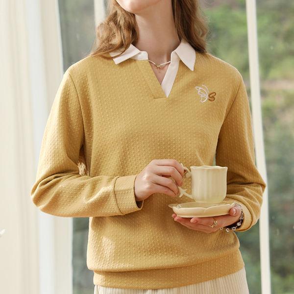 women's thick embroidered checkered hoodie - MRSLM
