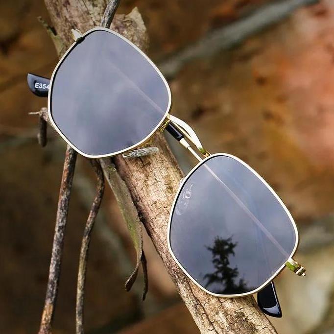 Hexagon Polarized Vintage Sunglasses for Men &amp; Women
