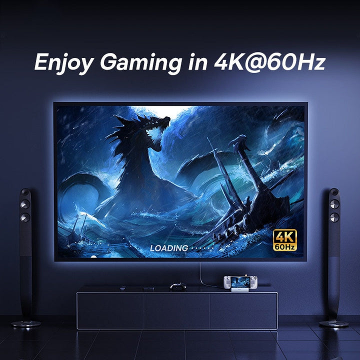 6-Port Type-C Docking Station: HDMI 4K@60Hz, USB 3.0, RJ45, PD 100W Hub