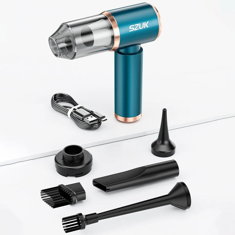 USB handheld car and home vacuum, view 2 - MRSLM