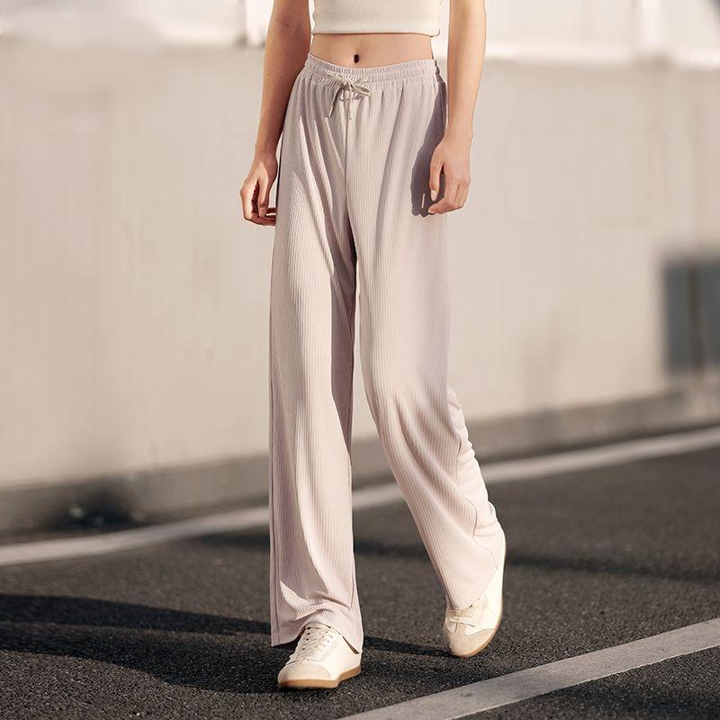 wide-leg drawstring trousers, view 5 - MRSLM