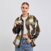 Women's plaid shacket - MRSLM