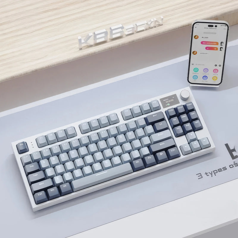 Teclado mecânico sem fio com troca a quente: experiência aprimorada de digitação e jogos