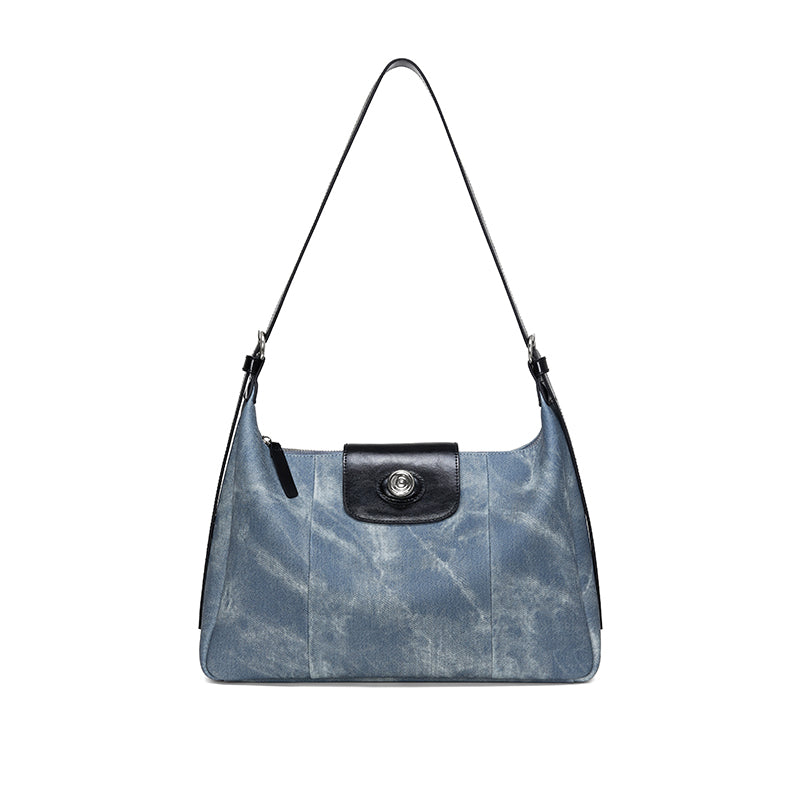 leather tote crossbody bag, view 2 - MRSLM