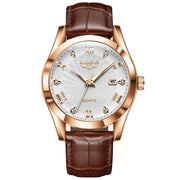 men's leather chronograph sport watch, view 7 - MRSLM