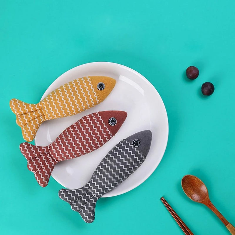 Interactive cat fish toy, view 11 - MRSLM