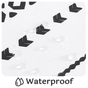 Bohemian print waterproof shower curtain, view 6 - MRSLM