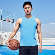 men's ice silk quick-dry sports tank top, view 2 - MRSLM