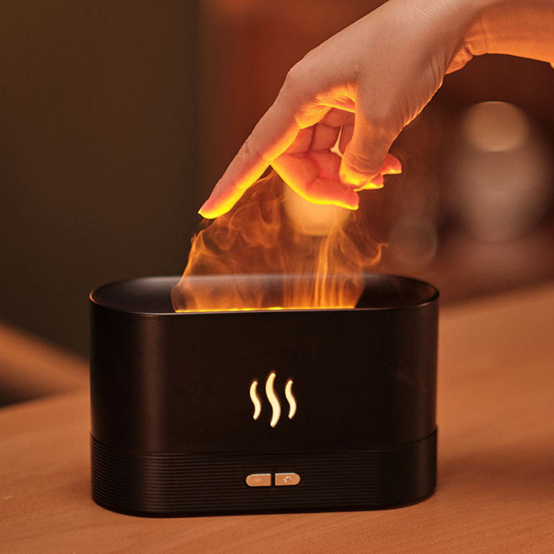 usb essential oil diffuser with 3d flame, view 4 - MRSLM