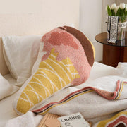 kawaii ice cream design throw pillow - MRSLM