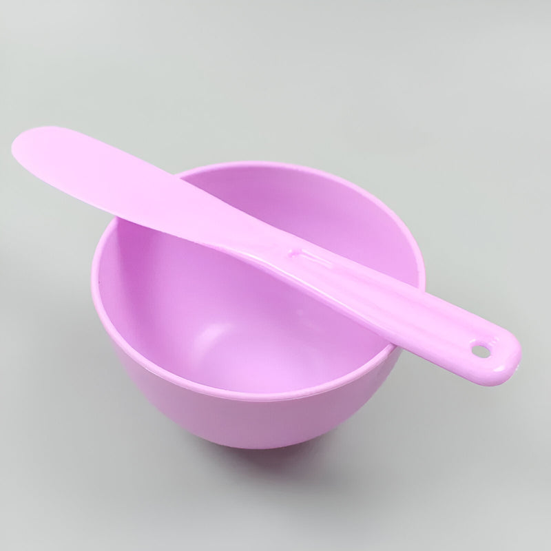 2-teiliges Silikon-Gesichtsmasken-Rührschüssel- und Spatel-Set