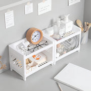 PP desktop double layer storage rack, view 6 - MRSLM